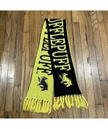 Wizarding World Harry Potter Hufflepuff Fringe Scarf Universal Studios  - $20.00