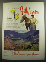 1952 Pan American Grace Airways Ad - You haven't seen anything 'til you've seen  - $18.49