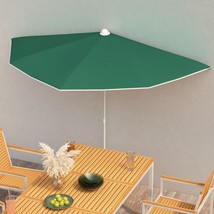 vidaXL Garden Parasol Green 100% polyester, steel Medium - €71,74 EUR
