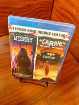 Stephen King Double Feature: Misery/Carrie (Blu-ray, Scream Factory)NEW-Free S&amp;H - £13.98 GBP