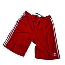 ADIDAS Tricot Basketball Sportwear  Men Shorts X59044 Rare Vintage Red Size XL - £31.63 GBP