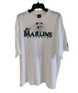 Florida Marlins VINTAGE 2002 NIKE T-shirt XXL MLB White Logo Print New W... - €42,97 EUR