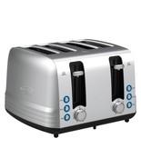 Brentwood Select TS-447S 1500-Watt Extra-Wide Stainless Steel 4-Slice To... - $88.27 CAD