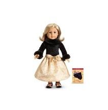 American Girl Doll Midnight Holly Outfit  Gold and Black +Book Retired NEW in Bo - £30.27 GBP