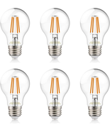 Helloify A19 LED Filament Bulbs, 60 Watt Equivalent, Edison Vintage Dimm... - £13.23 GBP