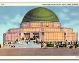 Adler Planetarium Grant Park Chicago Illinois IL Linen Postcard N19 - $1.93
