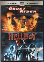 GHOST RIDER &amp; HELLBOY (dvd) *NEW* double devil demon feature, deleted title - £7.98 GBP