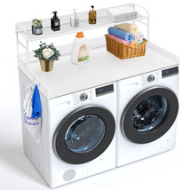 VEVOR Washer Dryer Countertop with 2-Tier Shelf, 54" x 27" Countertop, W... - $92.99