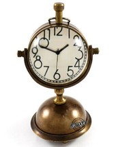 Marine Antique Table Clock Brass Nautical Table Vintage Watch Desk Item ... - £33.45 GBP