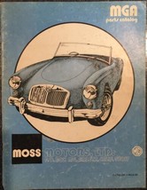 VTG Moss Motors MGA Parts Catalog #MGA-09 c.1978 - $12.86