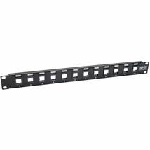 Tripp Lite 24Port Shielded Blank Patch Panel RJ45 USB HDMI Cat5/6 1URM TAA (N062 - £40.83 GBP