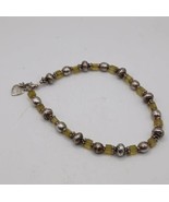 925 beaded bracelet with heart charm - €34,34 EUR