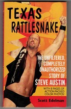VINTAGE 2000 Texas Rattlesnake Steve Austin Paperback Book Scott Edelman - £7.90 GBP