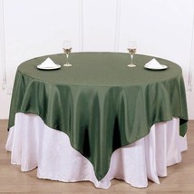 70&quot;&quot; Moss Green Square Polyester Tablecloth Wedding Catering Dinner Linens Sale  - £9.62 GBP