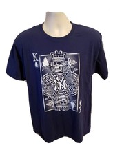 New York King of Spades Adult Large Blue TShirt - £15.59 GBP