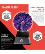 Lightning 6.25 Inch Mini Plasma Ball Light Lamp Ball Touch Fast Mini Mag... - $47.99