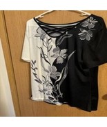 Lulu Roe Black and White Blouse - $40.00