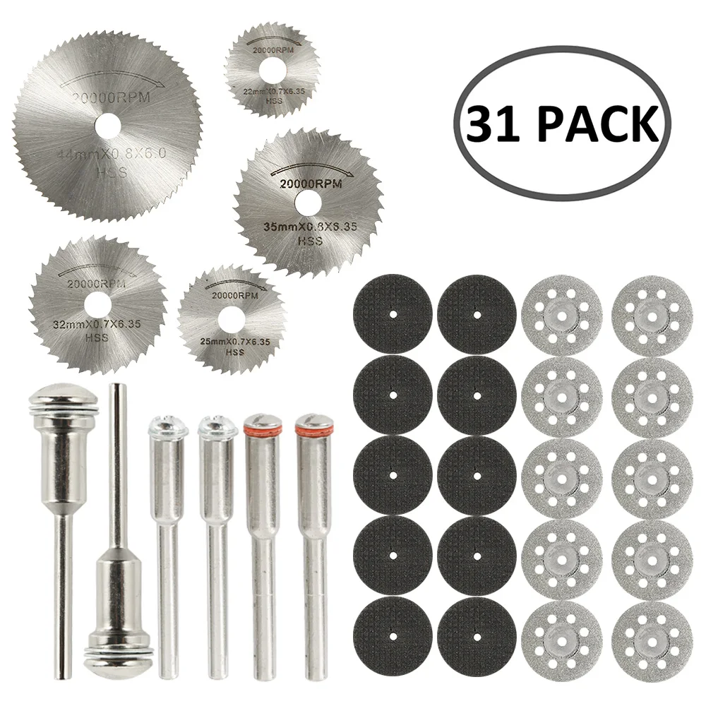 31-67pcs  Cutting Wheels HSS Circular Saw Blade Rotary wor Tool for Dremel Mini  - $259.49