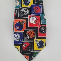 Vintage NFL Team Helmet Logo Necktie Wally Wear - $17.77