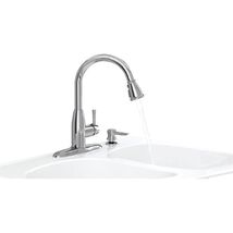 AS AMERICA Pull-Down Kitchen Faucet, 8&quot;, 2 Piece - $198.71 CAD