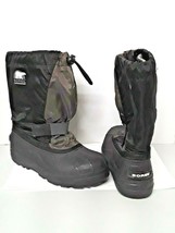 Sorel Boots womens US size 5 Black Insulated Winter Pull On Snow Otter NY1670-01 - £24.02 GBP