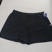 Champion QM4415 Women's Black Cotton Jersey Shorts Size 4X (48×8) image 13