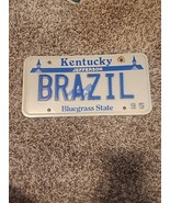 Kentucky 1995 BRAZIL license plate JEFFERSON Bluegrass State - $35.00
