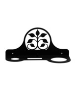 Village Wrought Iron Leaf Fan Hair Dryer Holder Rack - $47.31 CAD