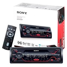 Sony DSX-A410BT Single Din Bluetooth Front USB AUX Car Stereo Digital Me... - $129.19