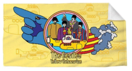 The Beatles Yellow Submarine Beach Towel 30X60 Inches 100% Cotton Official Oop - £27.57 GBP