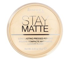 Rimmel London Stay Matte Pressed Powder, 001 Transparent, 0.49 Ounces - £11.64 GBP