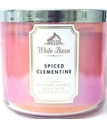 Bath &amp; Body Works Spiced Clementine 3 Wick Candle Metallic Gradient Two ... - $40.41 CAD