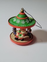 Carrousel #6 Santa and Friends 1983 Hallmark Christmas Ornament No Box - £9.59 GBP