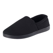Isotoner Men&#39;s Textured Knit Kai Closed Back Slippers Black - $35.00