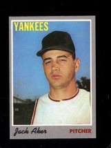 1970 Topps #43 Jack Aker Vg+ Yankees *X75221 - £0.77 GBP