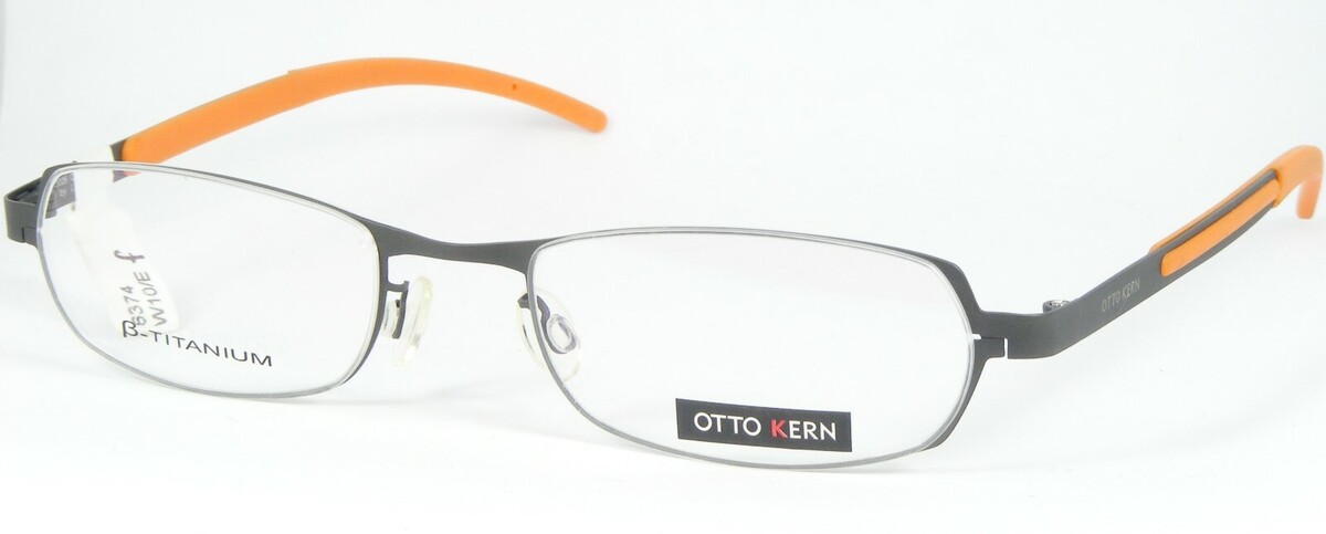 OTTO KERN Von Licefa 3026 2 Graue/Orange Brille Titan 49-20-130mm Deutsc... - $76.22