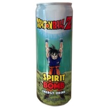 Dragon Ball Z Spirit Bomb Energy Beverage 12 oz Illustrated Cans Case of 12 DBZ - £37.23 GBP