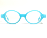 Miraflex Kinder Brille Rahmen BABY LUX Gummiert Blau Rund 38-12-110 - $64.89