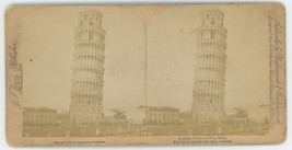 c1900&#39;s Real Photo Stereoview Leaning Tower of Pisa, Italy Jarvis - £7.52 GBP