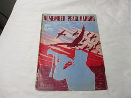 1941 WWII Sheet music Remember Pearl Harbor World War 2 - £19.77 GBP