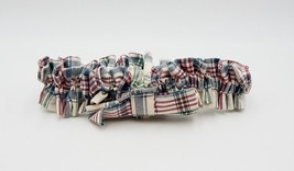 Longaberger Market Plaid Garter w/Bow 12 Inches Wide - $12.99