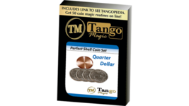 Perfect Shell Coin Set Quarter Dollar (Shell and 4 Coins D0200) by Tango Magic - $97.01