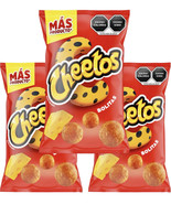 Sabritas Cheetos Bolitas Box W/3 BIG bags chips papas snacks authentic d... - $21.73