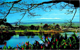 Postcard  Hawaii Mauna Kea Volcano from Liliuokalani Park 5.5 x 3.5 inches - £3.95 GBP