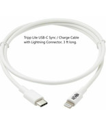 Eaton M100-003-WH IPHONE CABLE - USB-A LEFT CONNECTOR - MALE LEFT GENDER... - $45.77