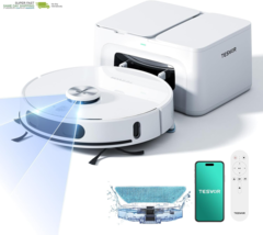 Self Emptying Base up to 70 Days,Lidar Navigation,Smart Mapping,Wifi/App... - $468.27