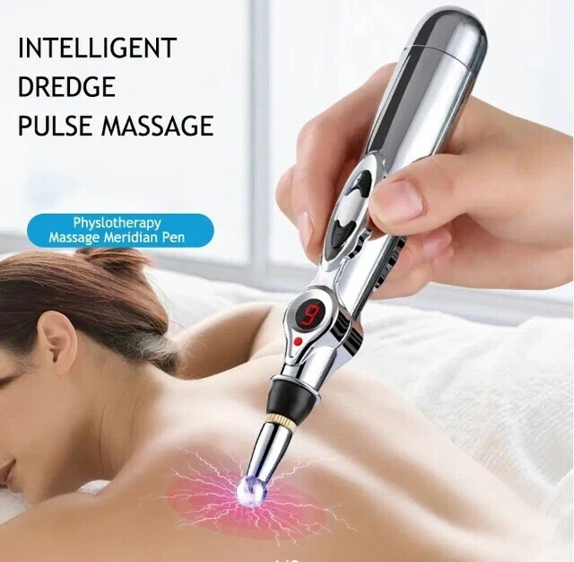 Electronic Acupuncture Pen Acupuncture Massage Pen Stress Pain Relief Pl... - £7.48 GBP