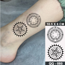 Pentagram Henna Pattern Temporary Tattoo - $4.00