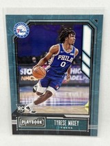 2020-21 Panini Chronicles Playbook Tyrese Maxey 168 Philadelphia 76ers Base Card - £1.48 GBP