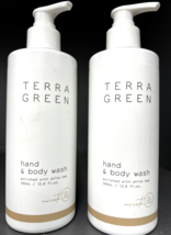 2 Bottles Terra Pure White Tea Hand &amp; Body Wash 12.8 oz Each - £39.46 GBP